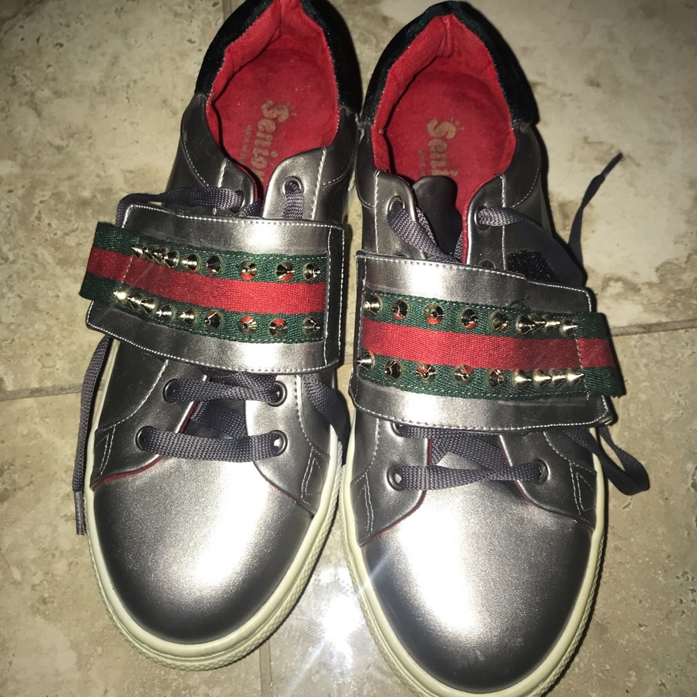 Size 7 Studded Sneakers